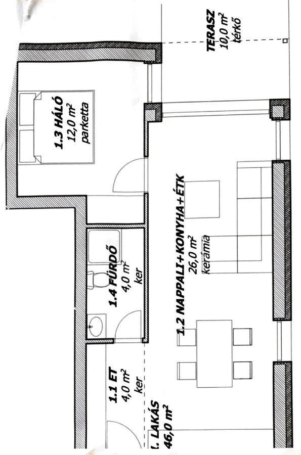 Olive Apartman Alsóörs 外观 照片